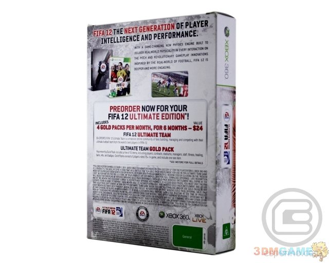 FIFA 12 跟FIFA12有差别