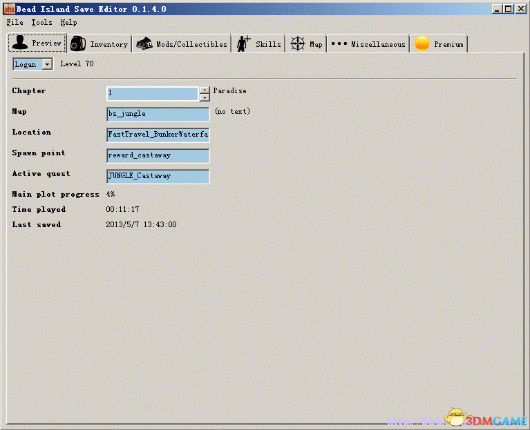 1.gif 激流存档编辑器 Dise V0.1.