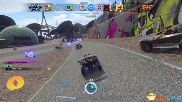 预告片中展示了《Onrush》的四个