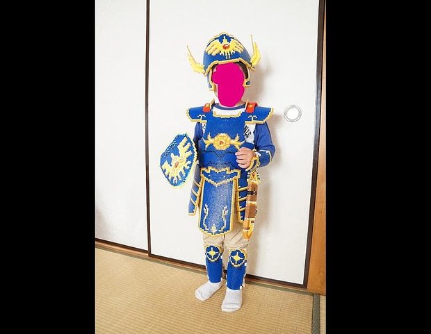 日前有日本高玩晒出了给儿子打造的DQ
