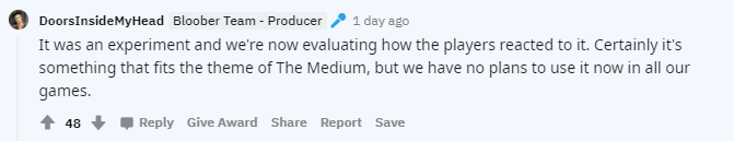 工作目前尚无计划在其任何新作中加入该