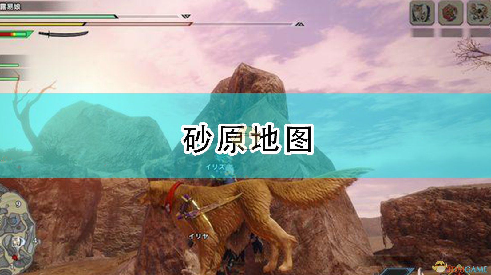 里面全是黄沙和岩石