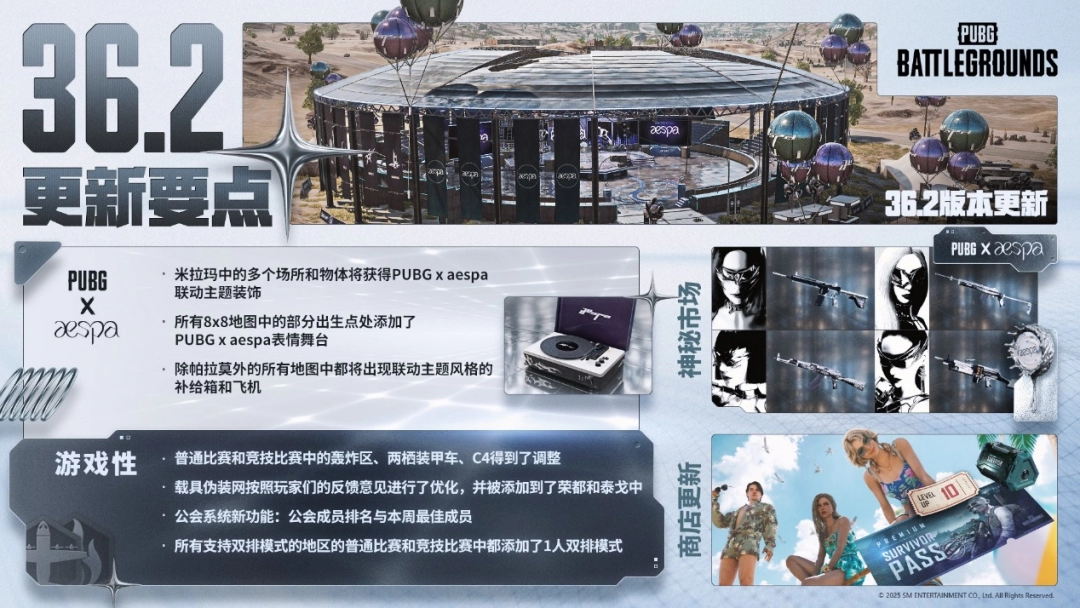 此次更新中包含了与全球知名音乐艺人“