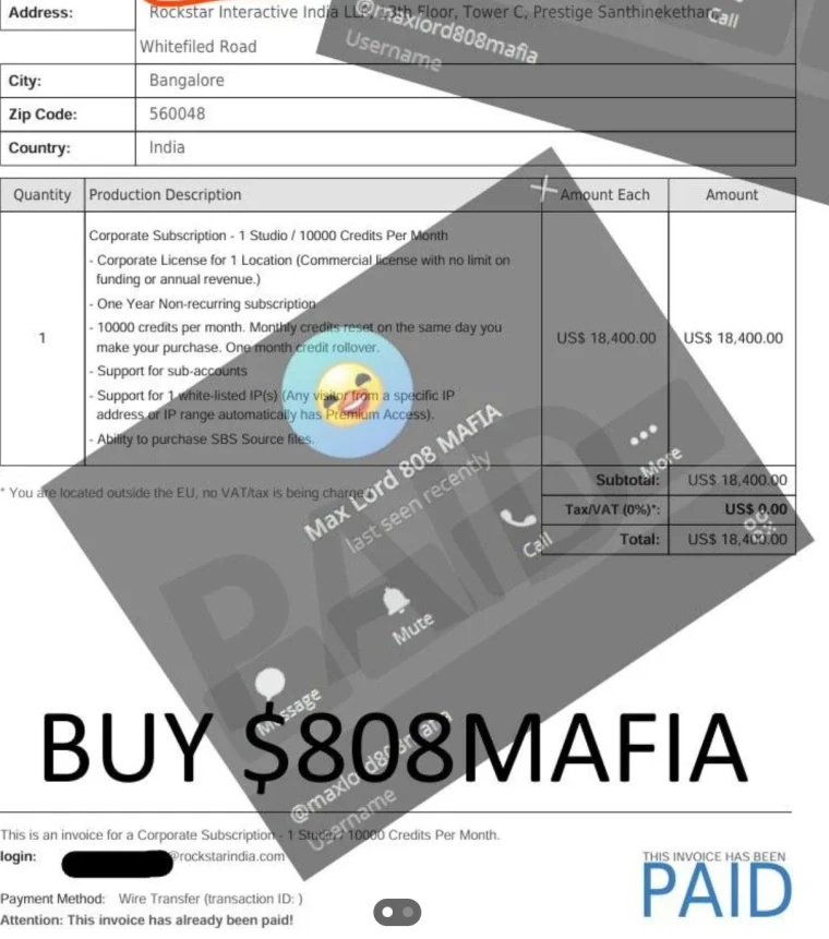黑客组织808 Mafia已从发布零