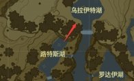 在乌拉依特湖刷雷龙