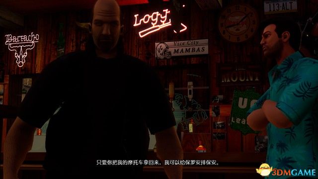 摩托帮门口有一辆