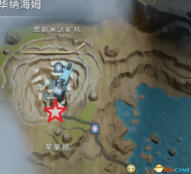 各地的墓碑位置如下图所示